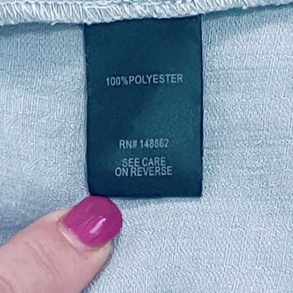 Torrid Harper Light Blue Gauze Button Front Tunic Tank Sz 0X XXL - Picture 9 of 12